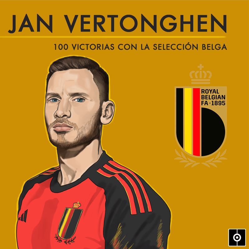 Vertonghen, 100 victorias con Bélgica