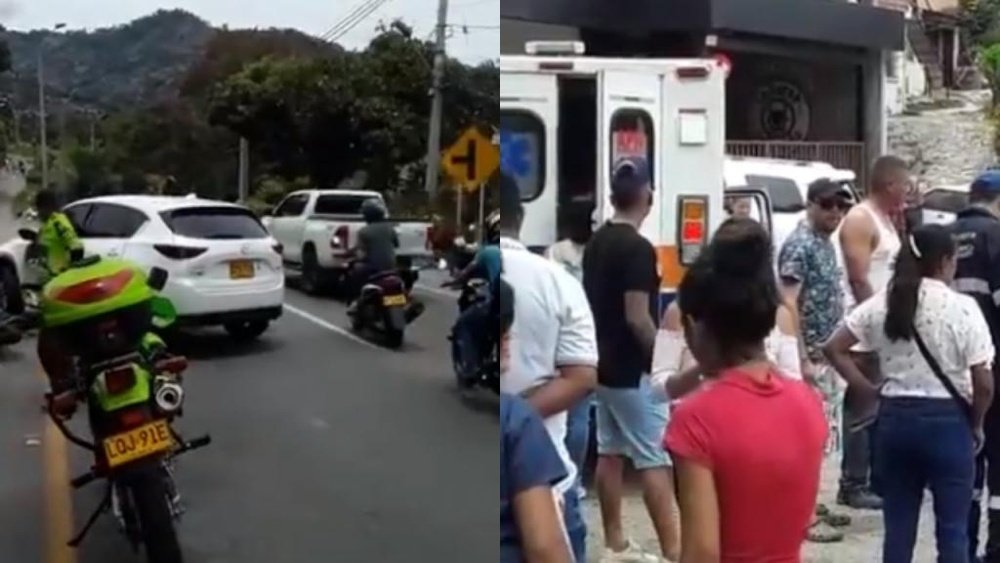 Jarlan Barrera sufrió un accidente de tráfico cerca de Medellín. Twitter/Gaboperiodista1