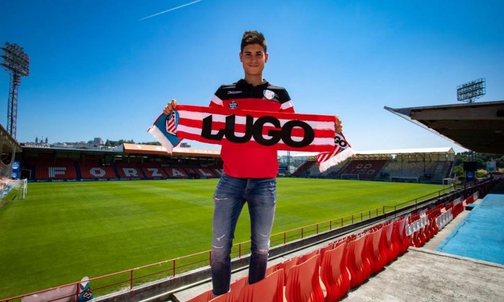 Jaume Grau espera seguir aportando al Lugo. Lugo