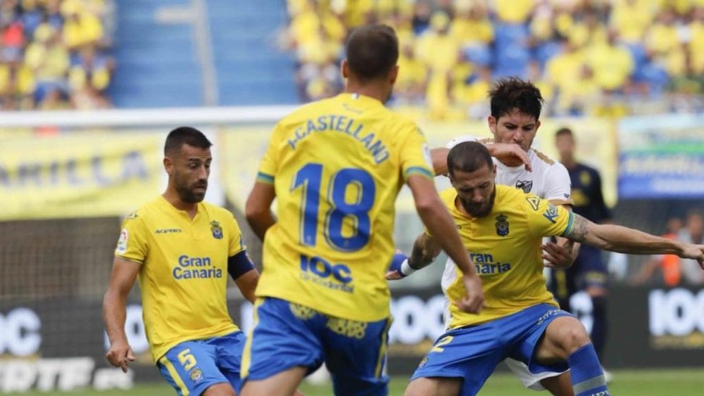 Javi Castellano no le encontró explicación a la derrota. UDLP_Oficial