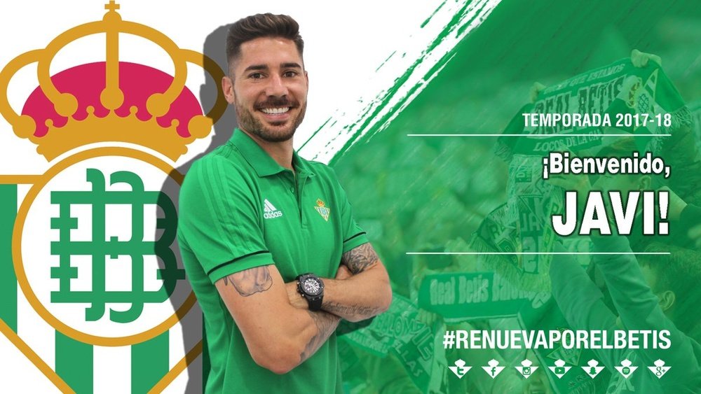 Javi García no puede estar más feliz de haber llegado al Betis. RealBetis