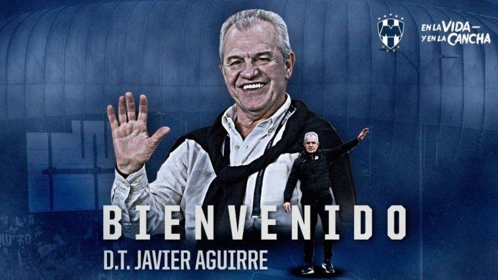 Aguirre has been appointed as Monterrey manager. Twitter/Rayados