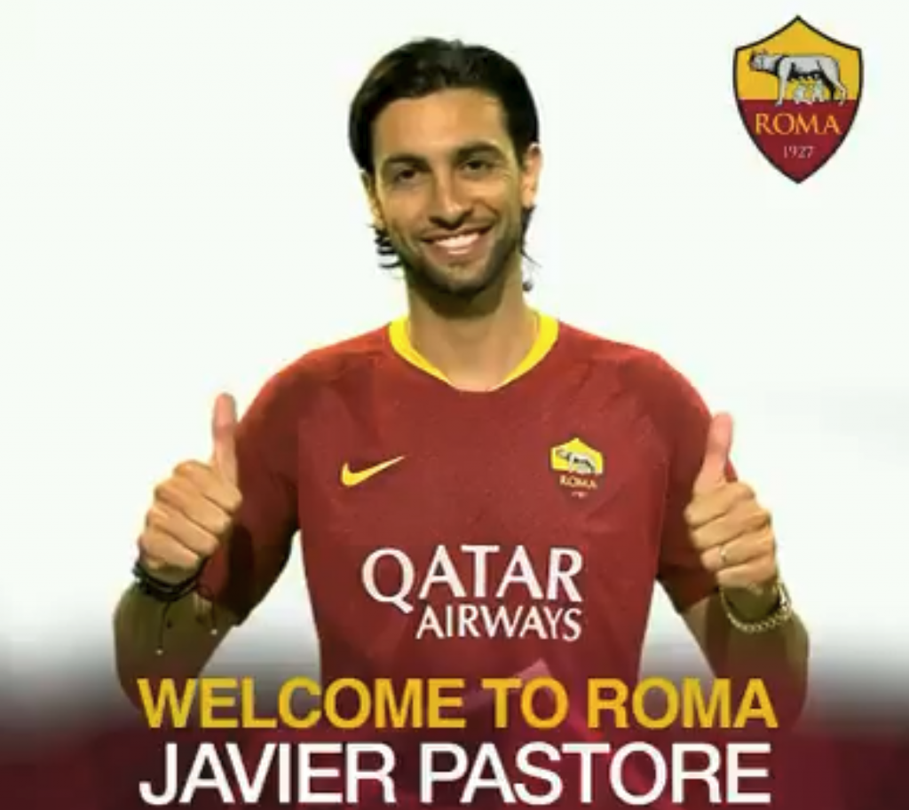 Roma announce signing of Pastore