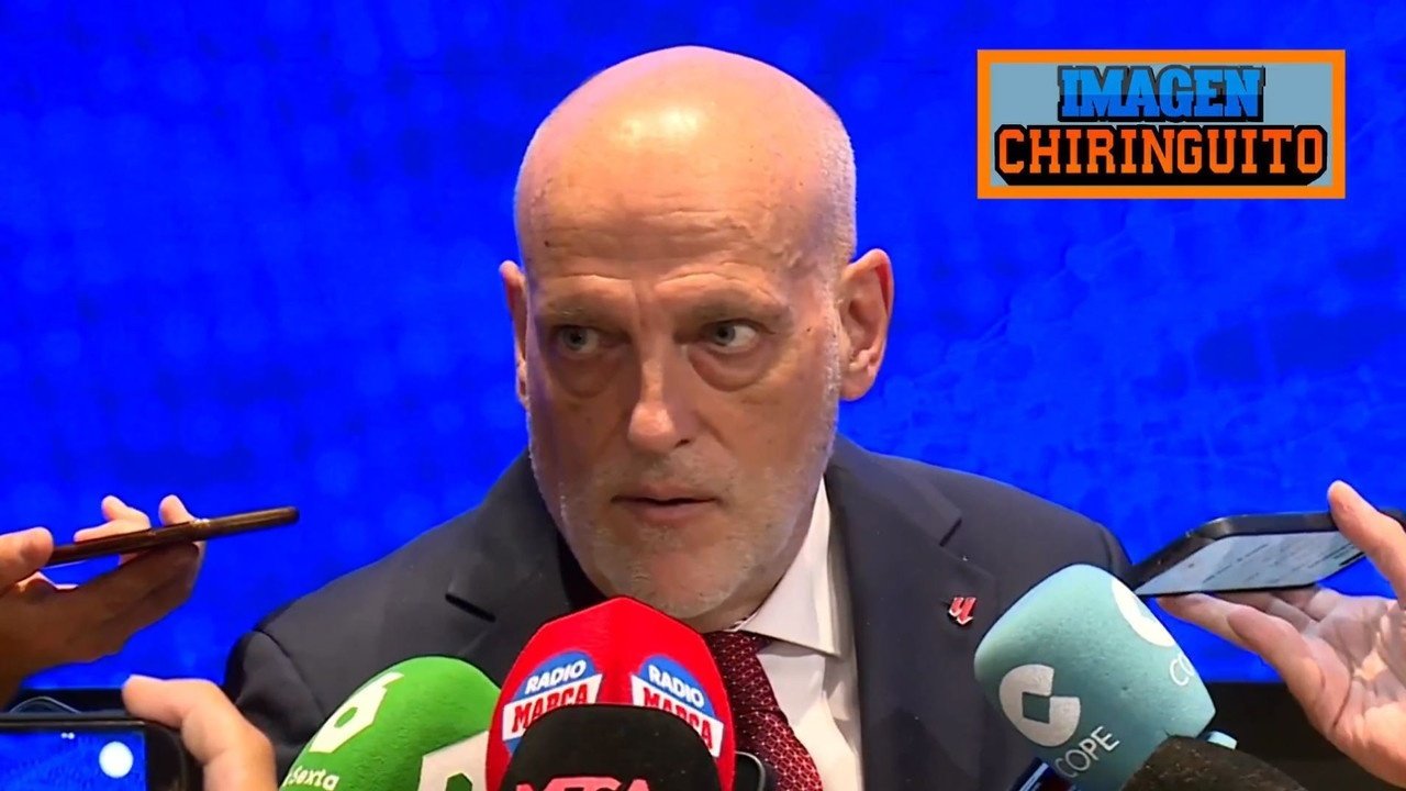 Javier Tebas cree que el Barça aún tiene que hacer ajustes. Captura/elchiringuitotv