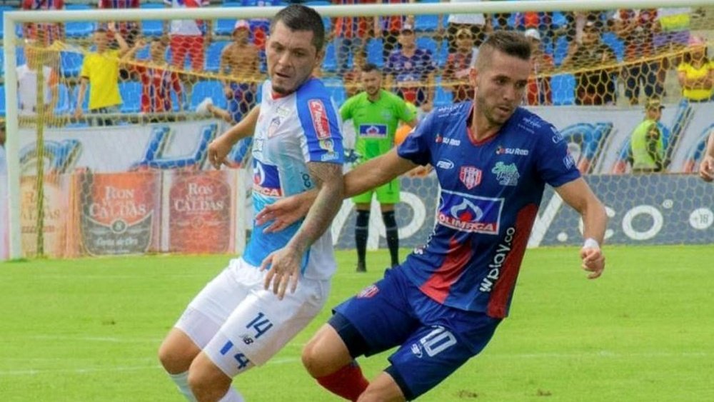 El partido se jugó cuando el clima lo permitió. Twitter/UnionMagdalena