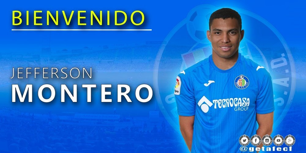 Getafe sign Montero on loan. GetafeCF