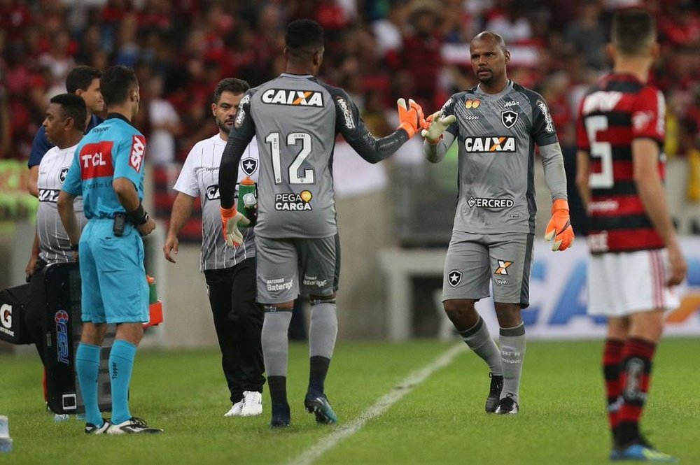 Jefferson goleiro Botafogo. Twitter @Botafogo