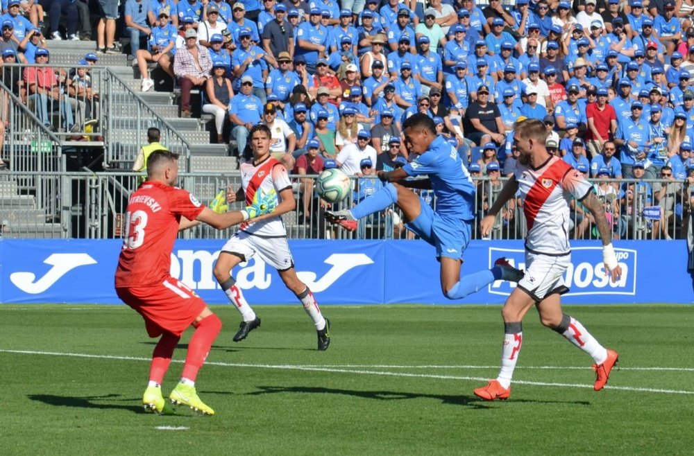 El Fuenlabrada aguantó al Rayo y nunca se rindió. FuenlabradaCFSAD