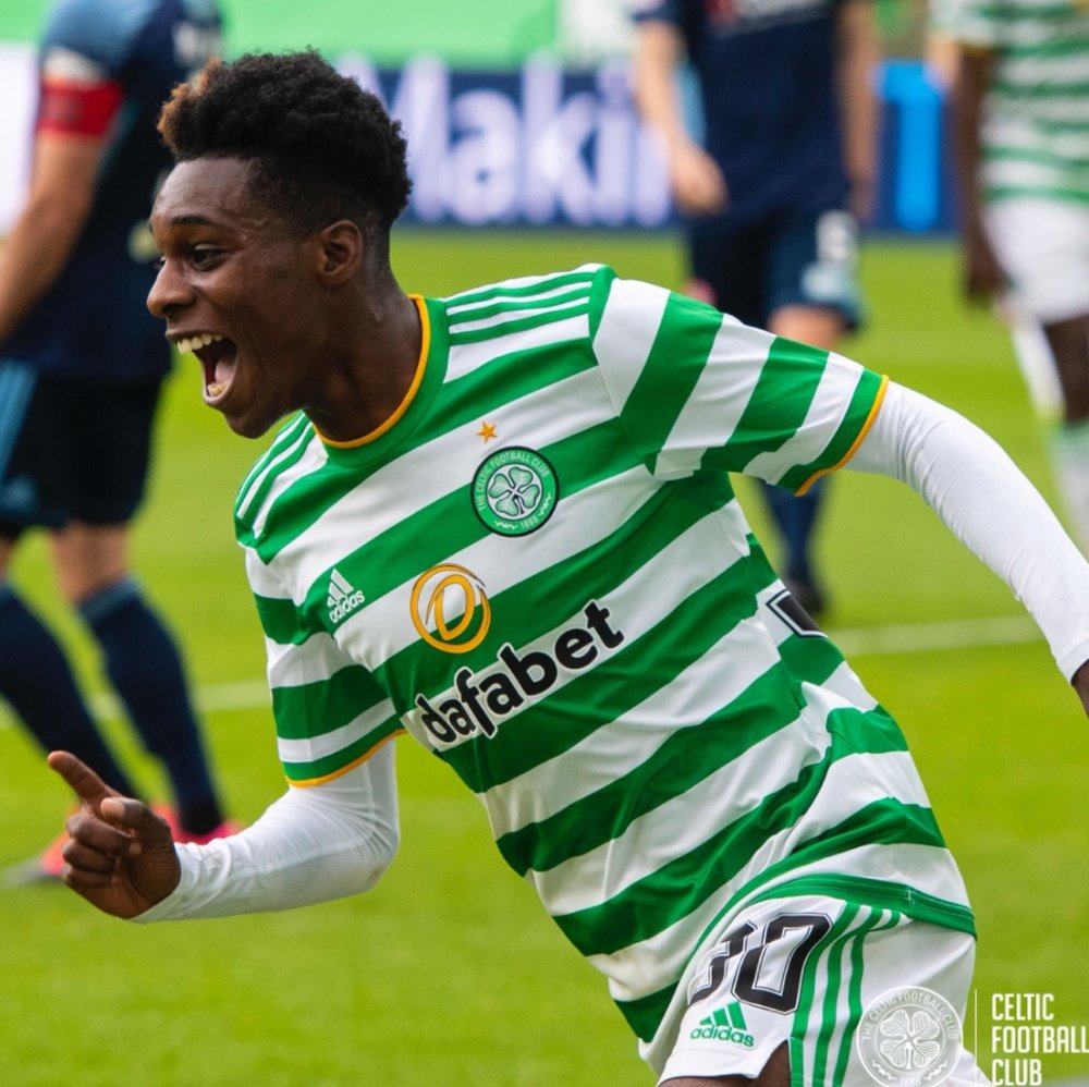 Le Celtic fixe son prix pour Jeremie Frimpong. Twitter/CelticFC