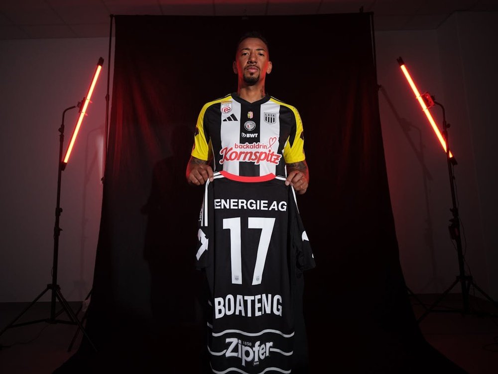 Boateng made only seven appearances for Salernitana. Screenshot/LASK