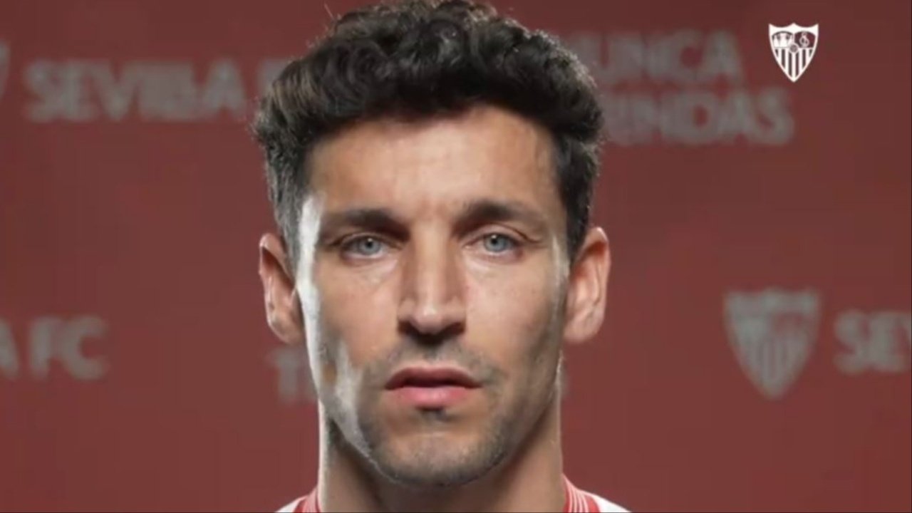 Jesús Navas, en su vídeo de despedida publicado por el Sevilla FC en X .-SFC