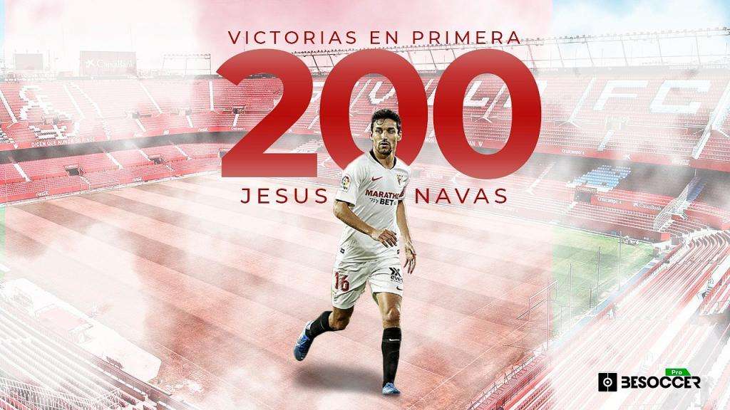 200 victorias Jesús Navas Sevilla Primera División