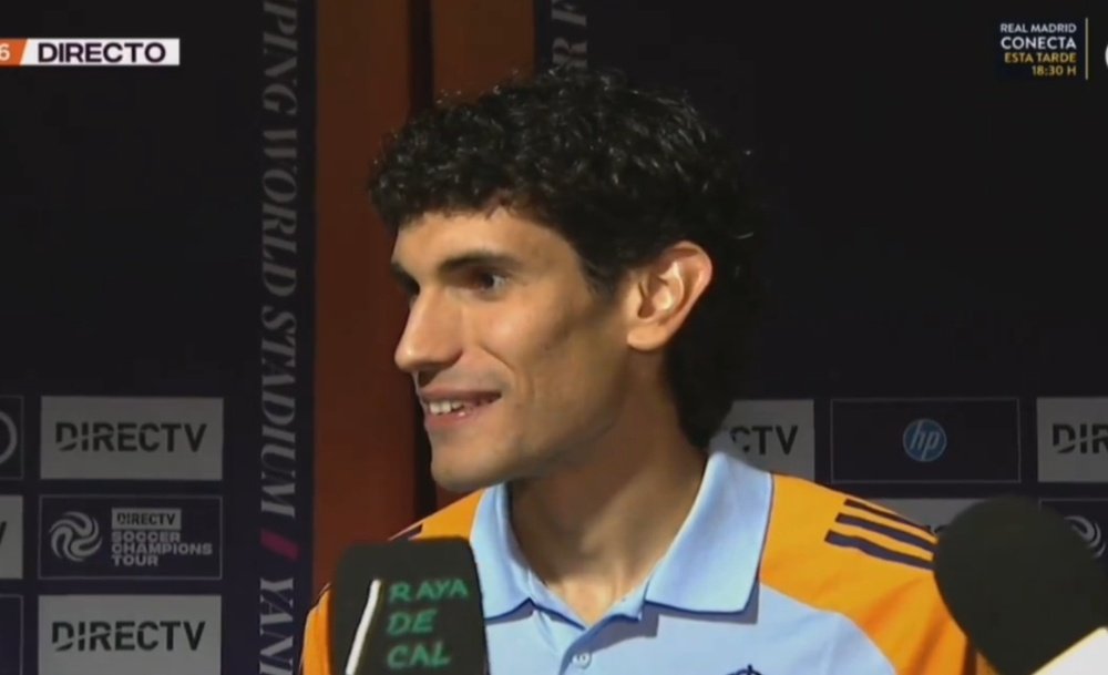 Jesús Vallejo habló tras el partido. Captura/RealMadridTV