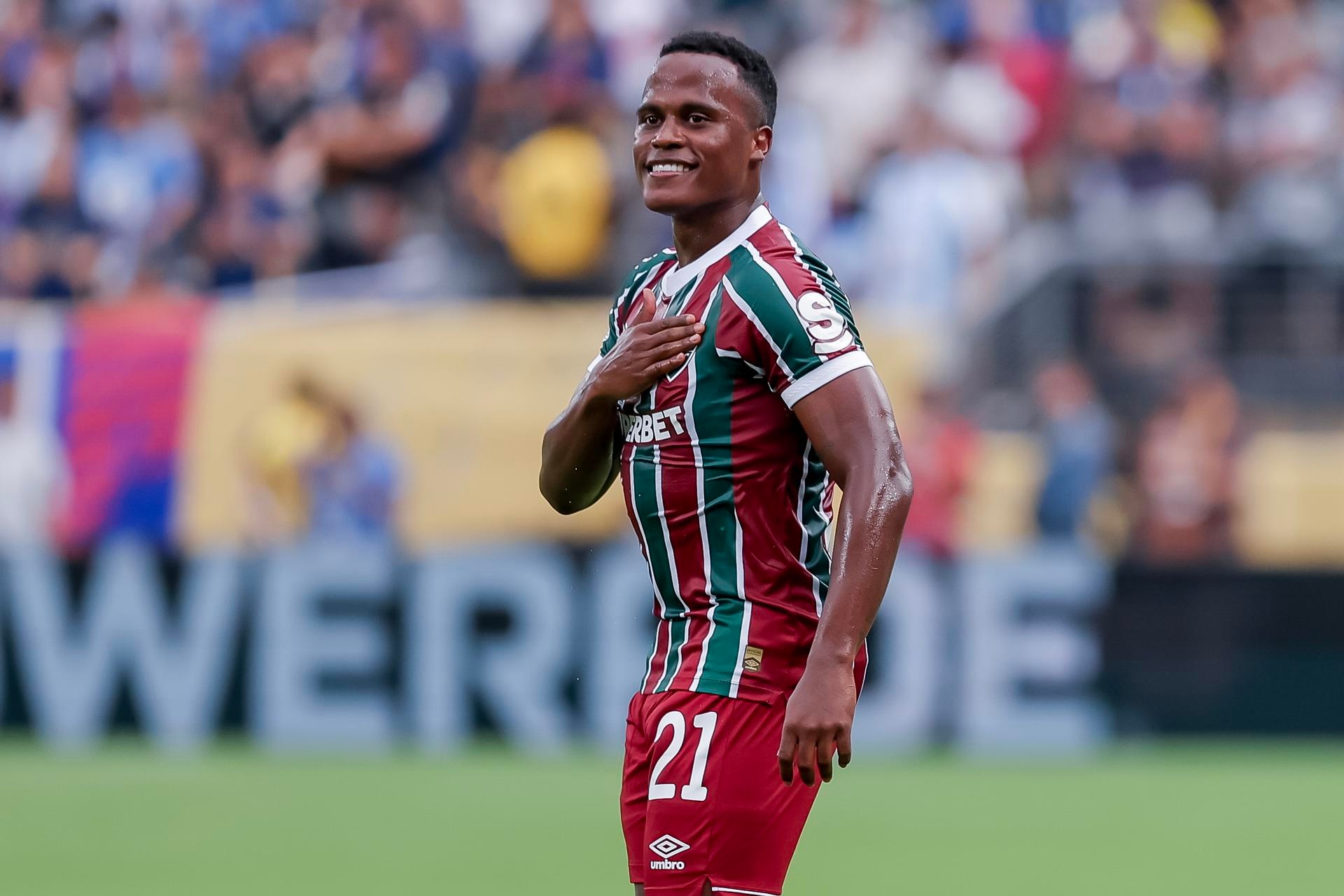 Jhon Arias, el arma letal de Fluminense ante el Inter. EFE