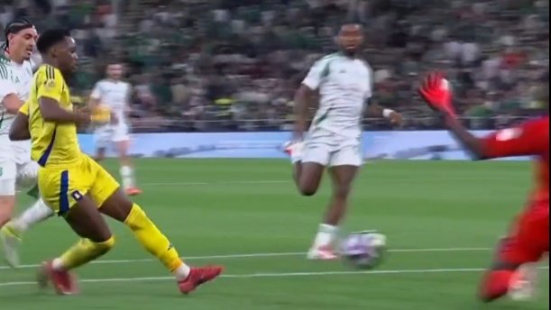 Jhon Duran scored another brace fir Al Nassr against Al Ahli. SCREENSHOT/X_@SPL