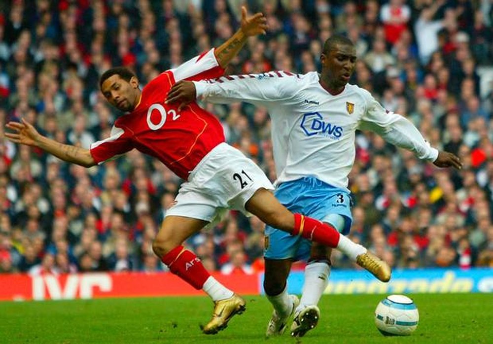 Samuel made almost 200 appearances for Aston Villa. AFP