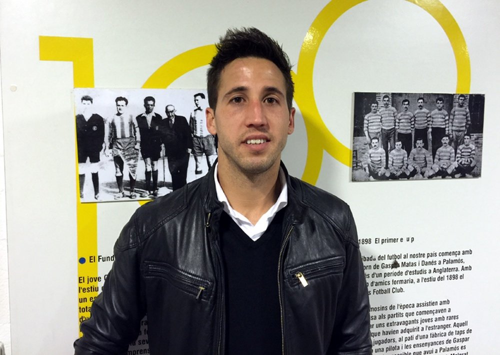 Joan Corominas firma con el filial del Girona hasta final de temporada. Palamós Comunicació