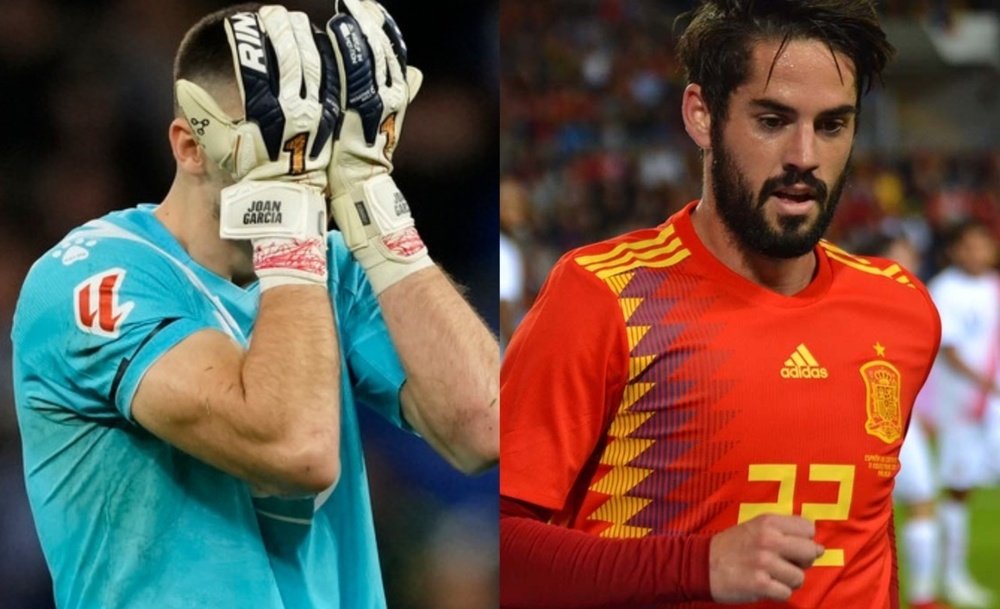 Joan García no entró en la lista, pero Isco lo hizo. EFE-BeSoccer