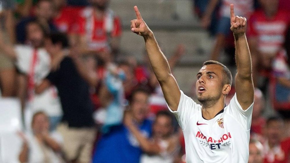 Jordán quiso mandar un mensaje al Madrid, próximo rival del Sevilla en LaLiga. AFP