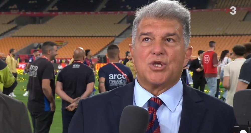 Laporta commenta il trionfo. TV3