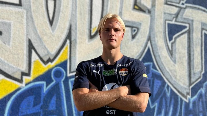 El goleador Jonatan Braut Brunes, primo de Haaland, da el salto a la Eliteserien. Twitter/godset