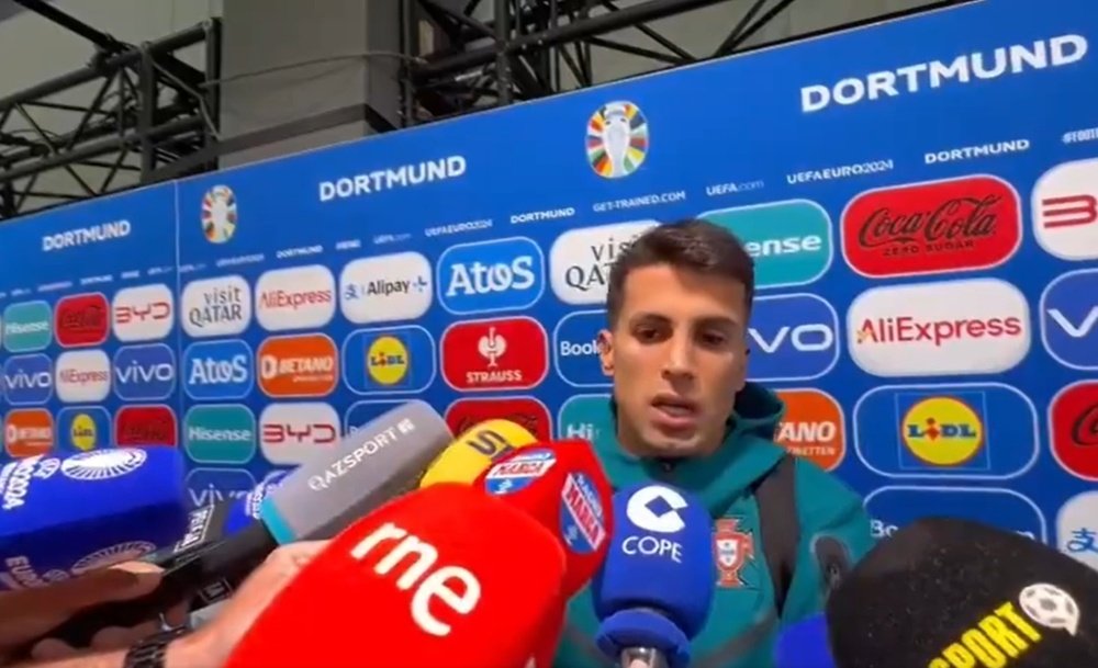 Joao Cancelo spoke about the performance of the Spanish national team. Screenshot/ElPartidazoCOPE