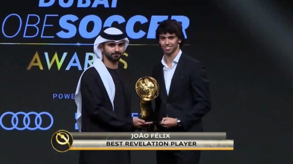 João Félix ganha o Globe Soccer de jogador revelação do ano. Atelevisao