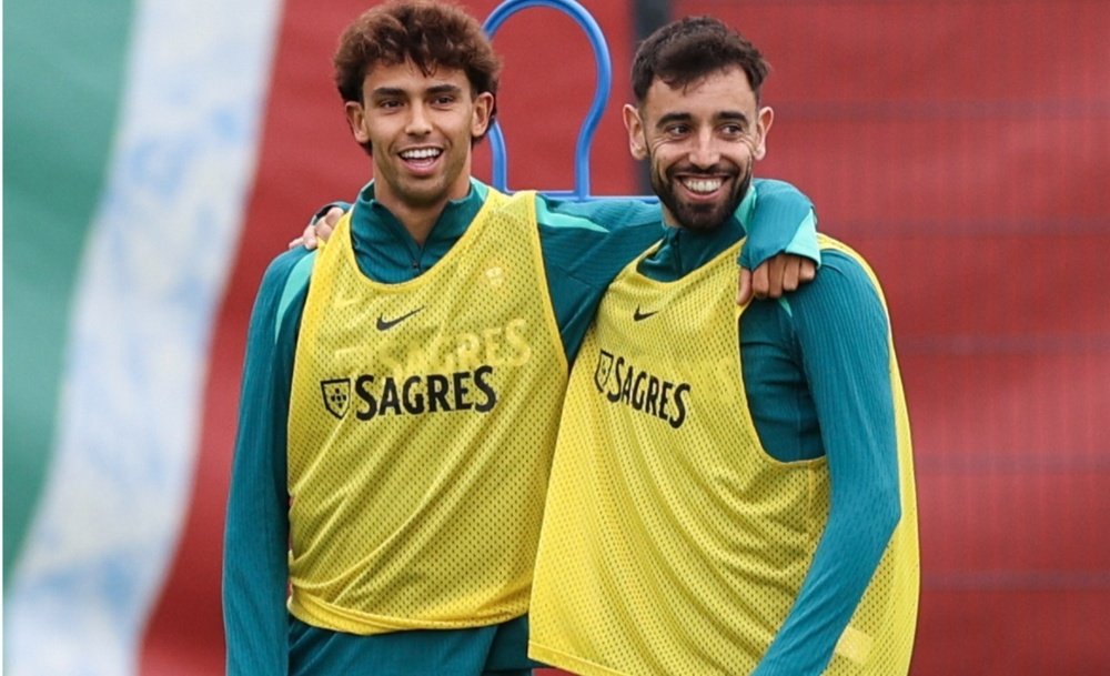 Joao Felix has yet to take to the pitch at the European Championship in Germany. EFE
