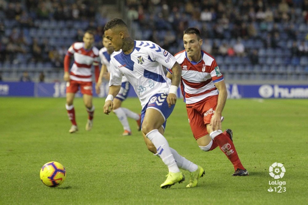 Joao Rodríguez deja el Tenerife tras 13 partidos. LaLiga/Archivo