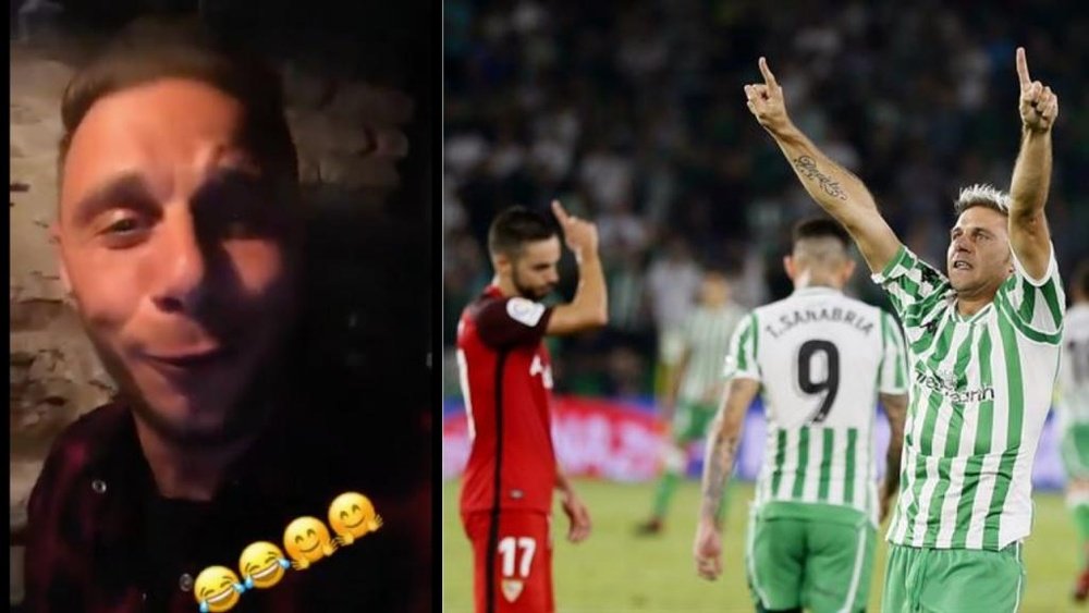 Joaquín bromeó con la eliminación europea del Sevilla. Instagram/EFE/BeSoccer