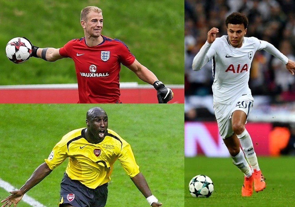 Joe Hart, Sol Campbell and Dele Alli. BeSoccer