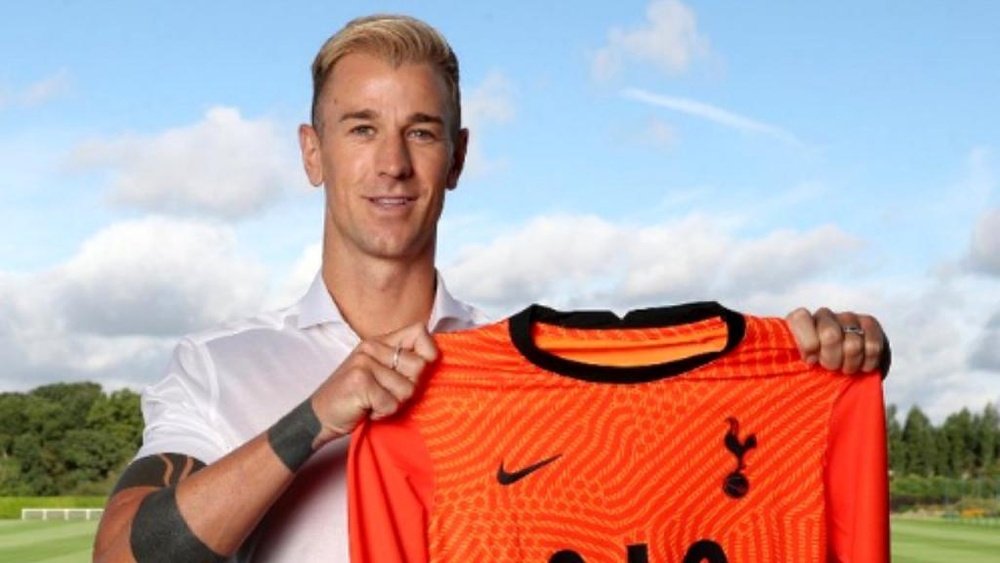 Joe Hart ya es del Tottenham. Twitter/SpursOfficial