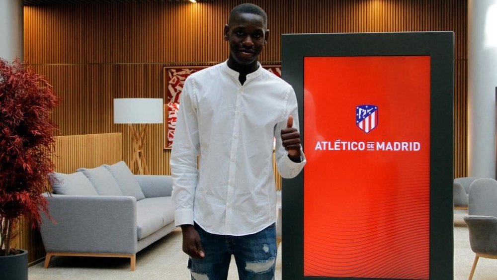 Ngoya has signed for Atlético. Twitter/Atleti