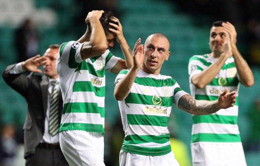 Celtic were thrashed 0-5 at home to PSG on Tuesday in the Champions League. Twitter/UCL