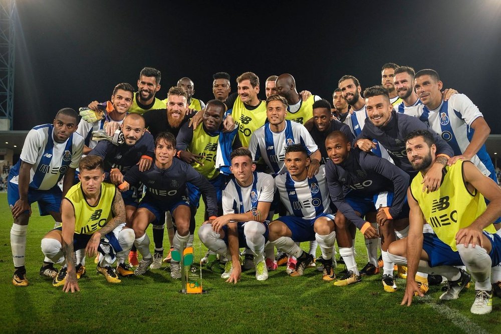 Soares foi a estrela do grupo, na última vitória da pré-época. Twitter/FCPorto