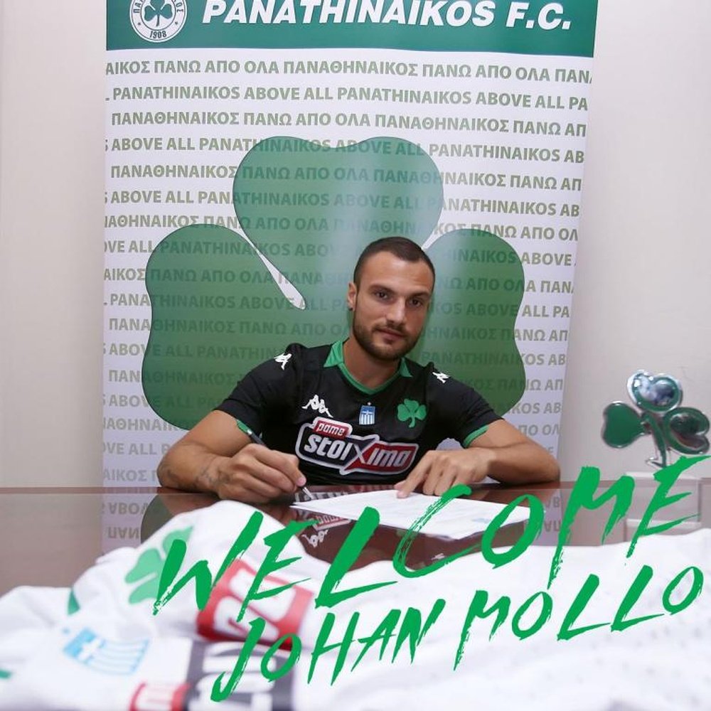 Mollo llega al Panathinaikos. Twitter/PAOFC