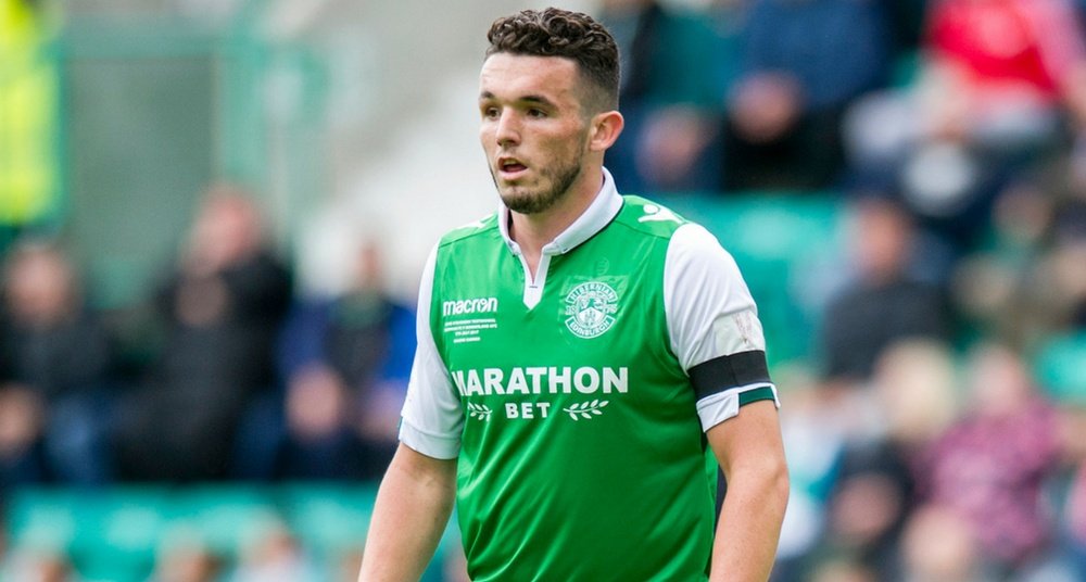 John McGinn suena para jugar en el Leicester. HibernianFC