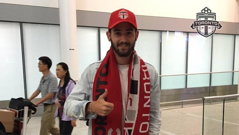 Jon Bakero, hijo del mito del Barça, jugará en Bulgaria. Captura/TorontoFC