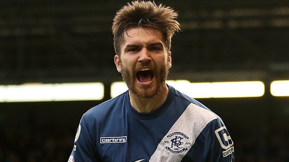 Jon Toral during his loan spell at Birmingham. Twitter