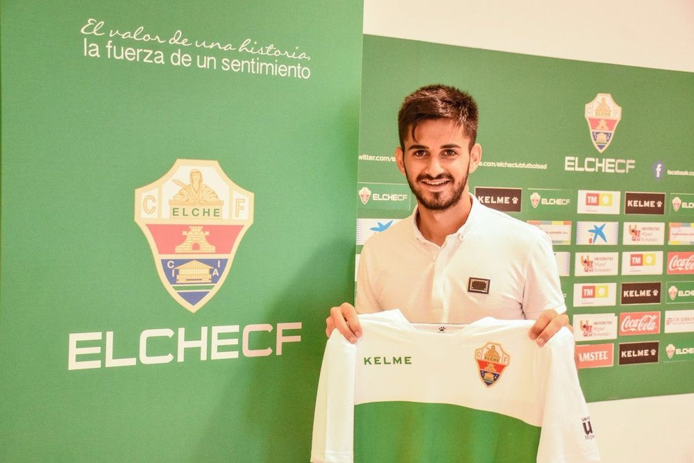 Martínez, uno de los nuevos jugadores del filial franjiverde. ElcheCF