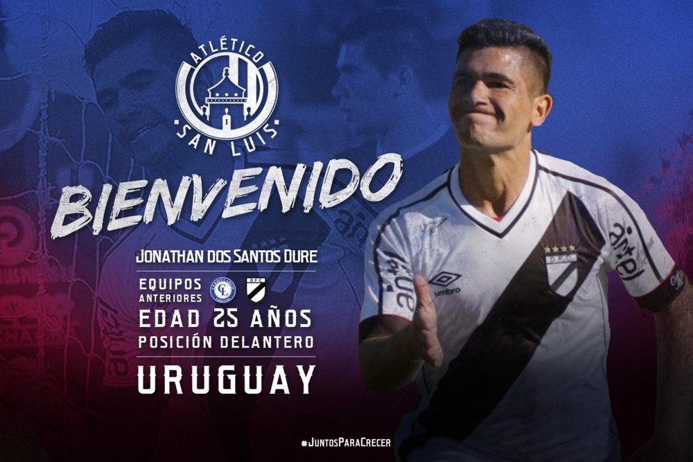 El ex jugador de Danubio ha comenzado una nueva etapa. AtléticoSanLuis