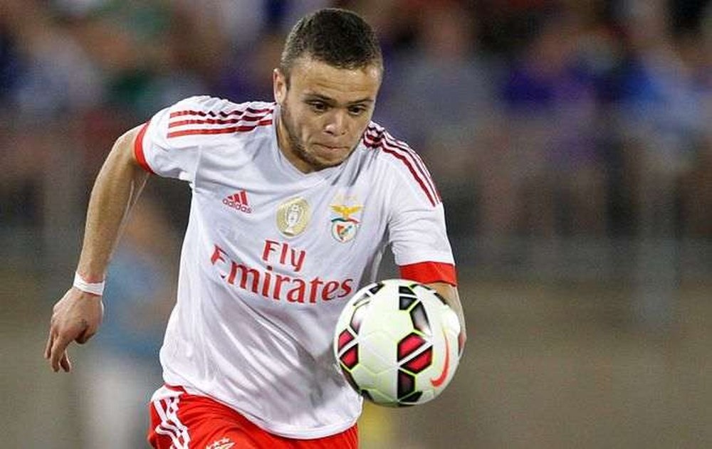 Jonathan Rodríguez, internacional uruguayo del Benfica. SLBenfica