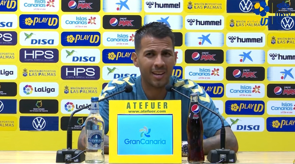 Viera volverá a disputar un derbi canario de forma oficial tras seis años. Twitter/UDLP_Oficial