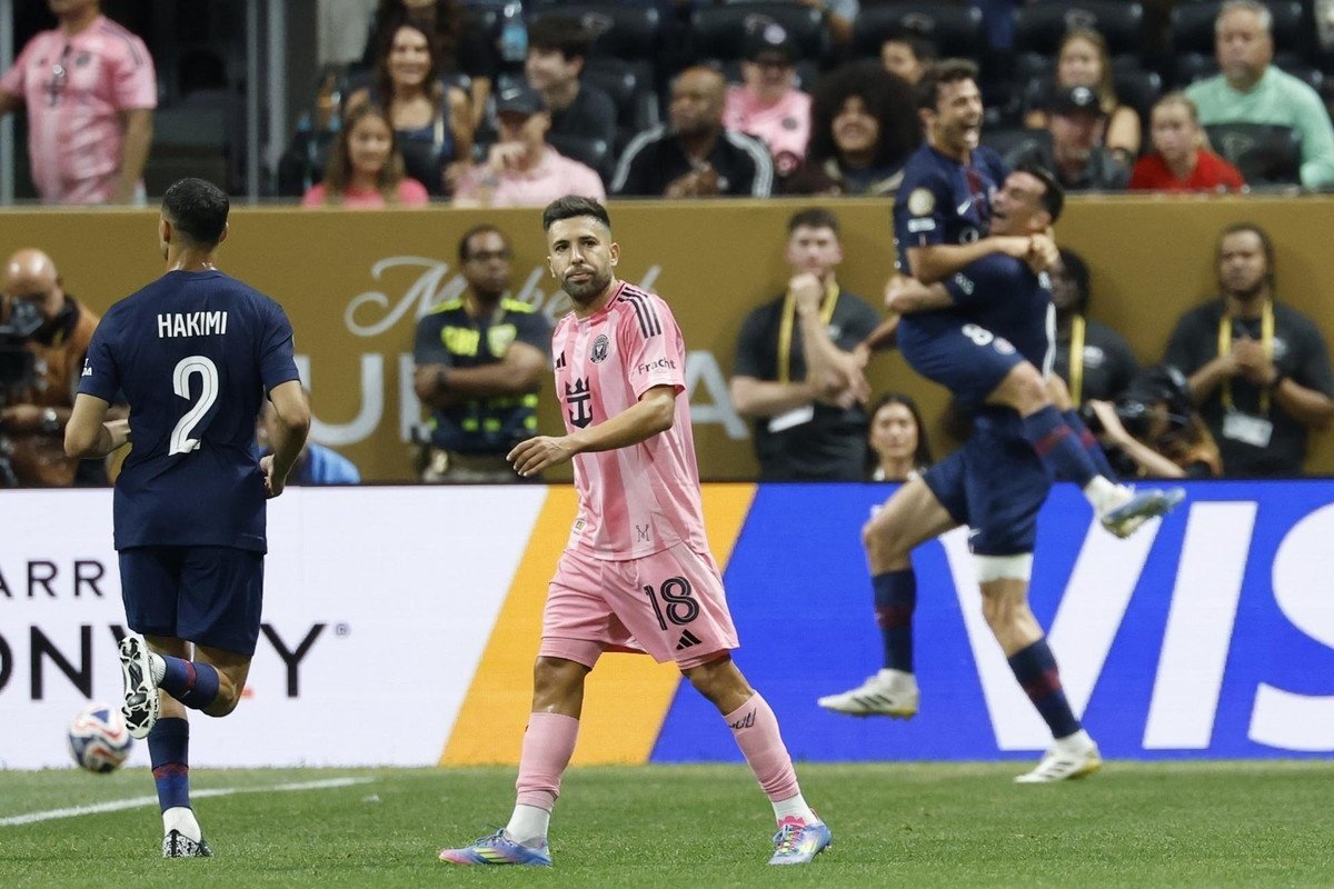 Jordi Alba habló tras el PSG-Inter Miami. EFE