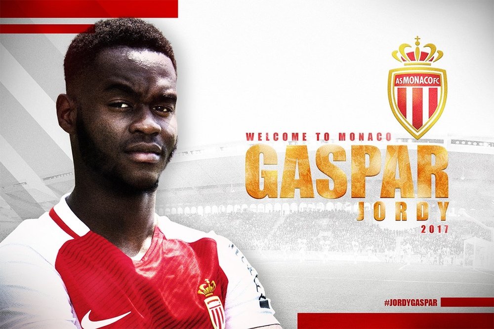 Jordy Gaspar, nuevo jugador del Mónaco. AS_Monaco