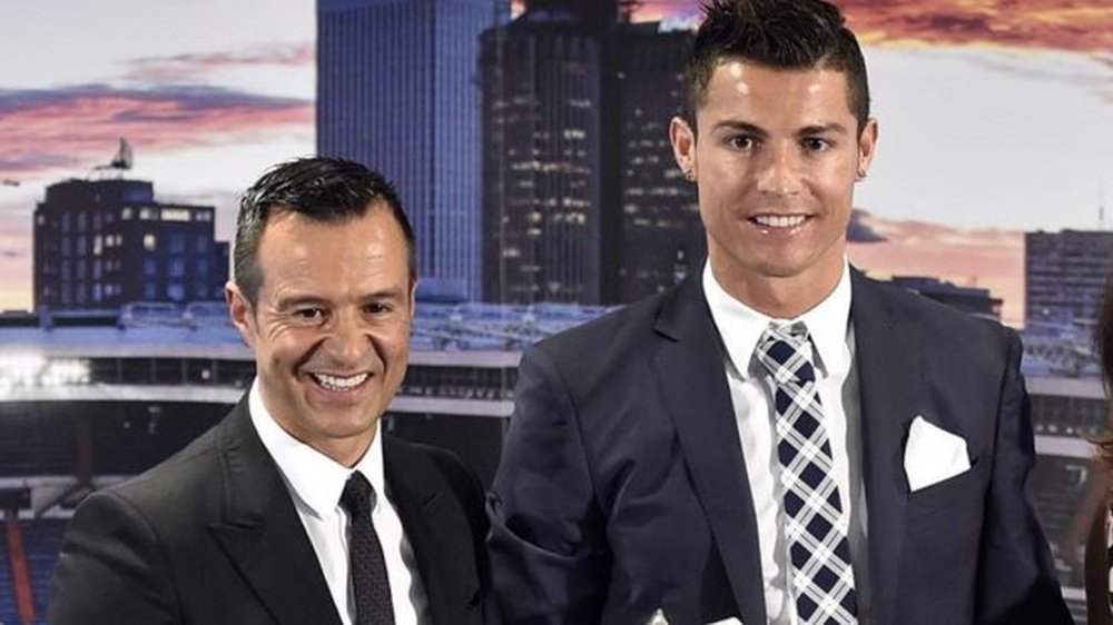 Jorge Mendes spoke about the future of his friend and client Cristiano Ronaldo. EFE
