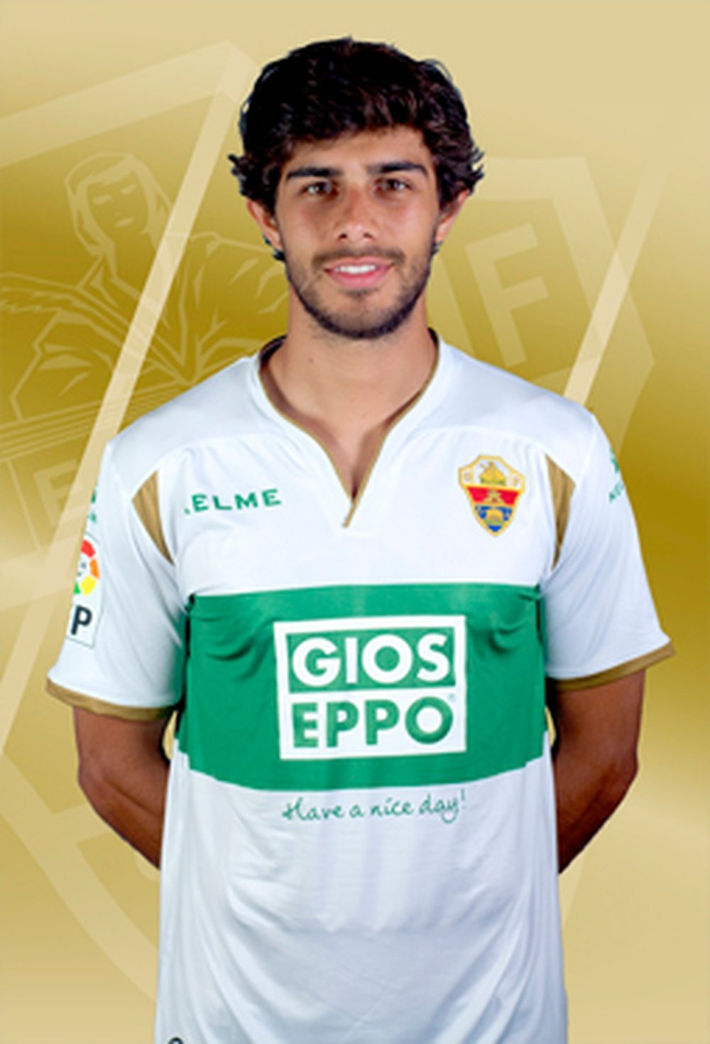 José Ángel Alonso, central del Elche. ElcheCF.