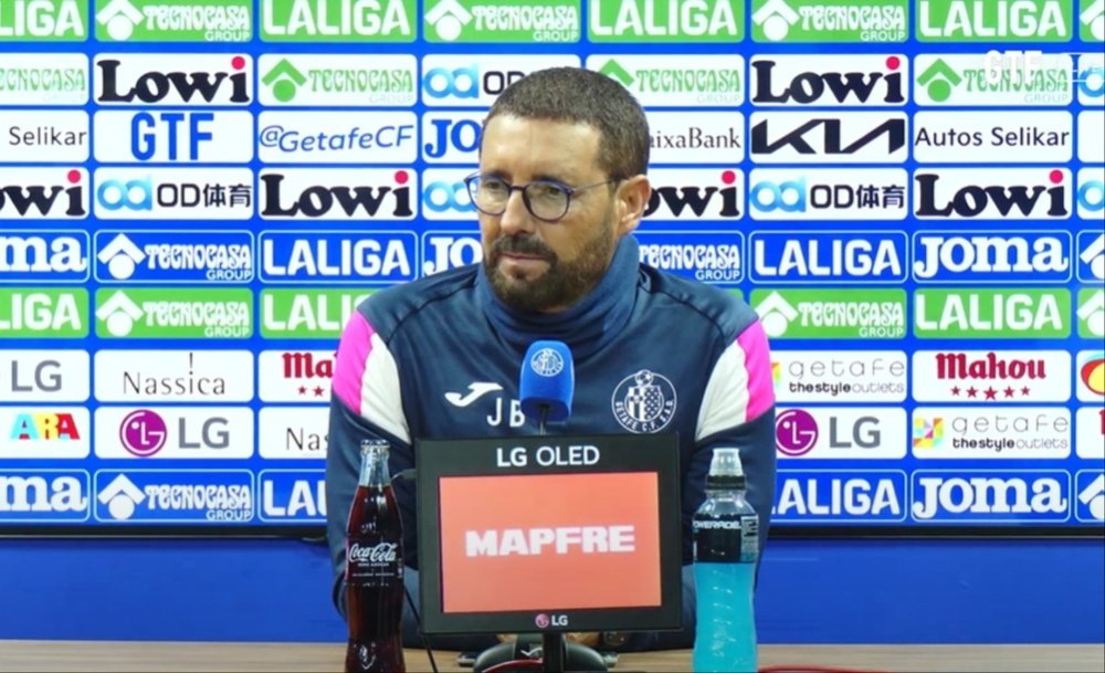 Bordalás se quejó de la resolución provisional del CSD. Captura/GetafeCF