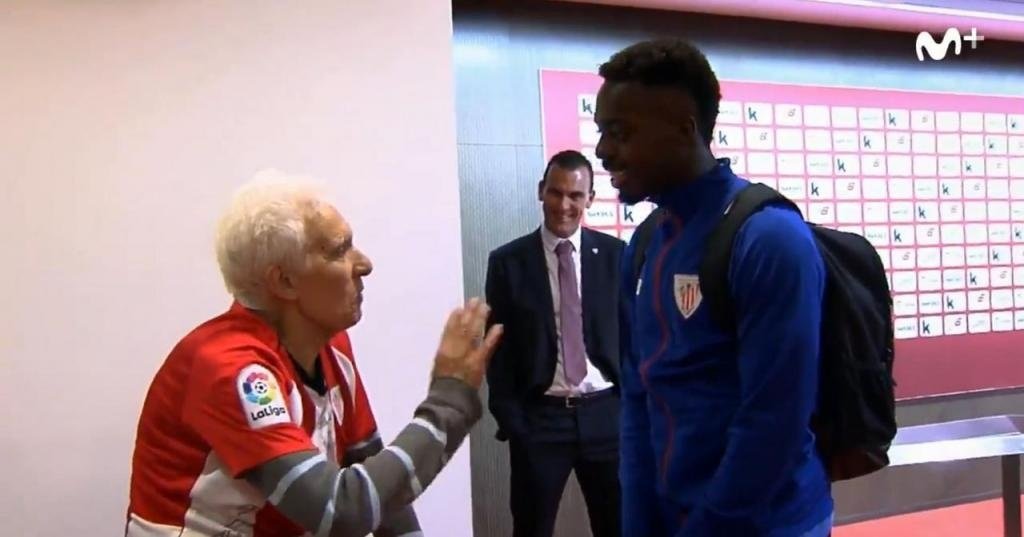 La historia de amor de 70 años de un aficionado con el Athletic. Captura/Movistar