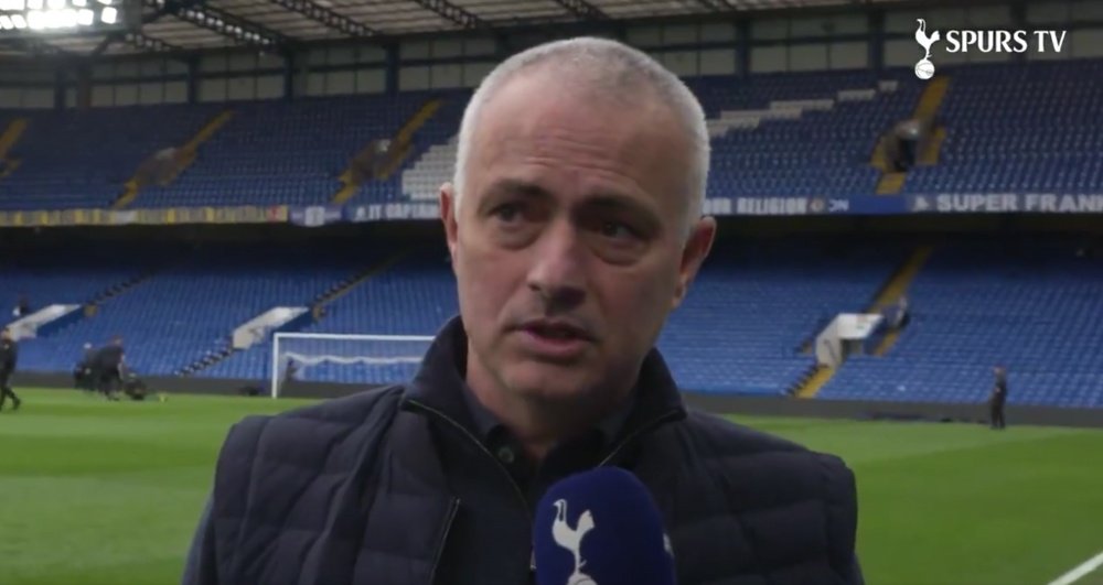 Mourinho évoque la situation difficile que vit actuellement Tottenham. Captura/SpursOfficial